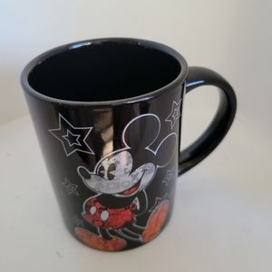 Jerry Leigh Mickey Mouse Mug Newsprint Black Large Coffee Tea Cup Disney